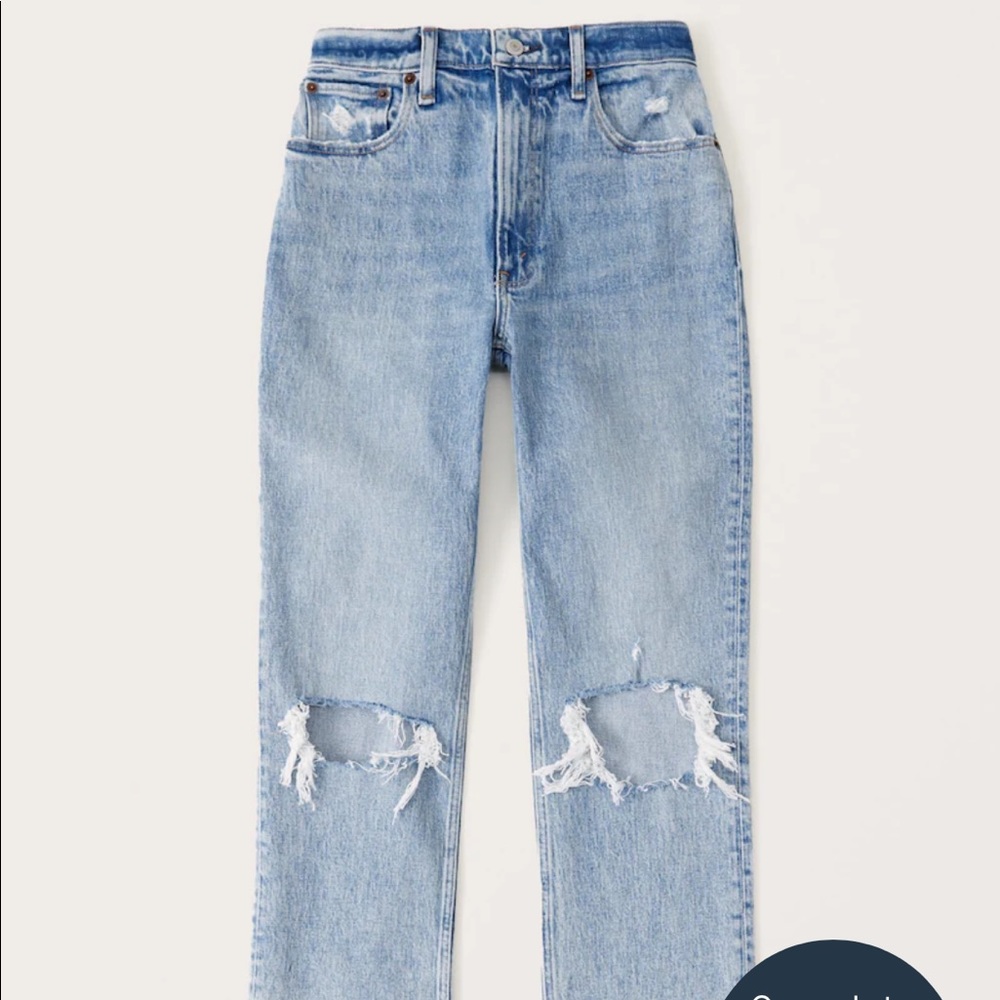 Abercrombie Curve Love 90’s Straight Jean